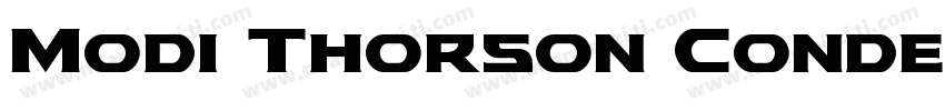 Modi Thorson Condens字体转换